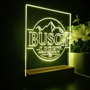 Busch Light Brewed in USA LED Desk Light