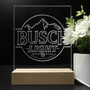 Busch Light Brewed in USA LED Desk Light