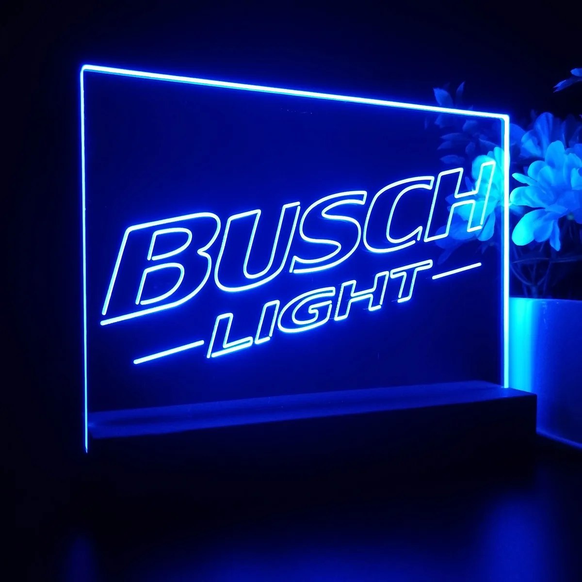 Busch Light Logo Plain LED Desk Light