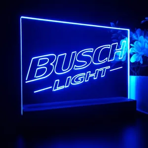 Busch Light Logo Plain LED Desk Light