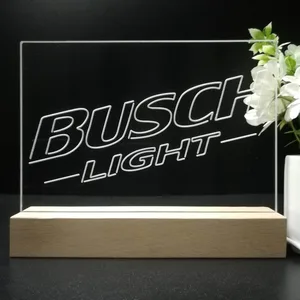 Busch Light Logo Plain LED Desk Light