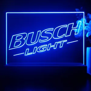 Busch Light Logo Plain LED Desk Light