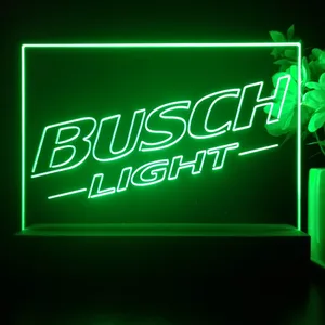 Busch Light Logo Plain LED Desk Light
