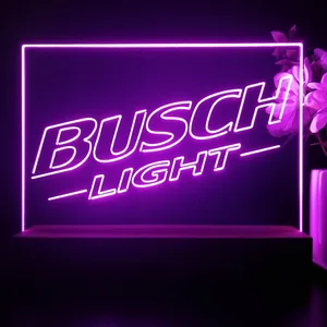 Busch Light Logo Plain LED Desk Light