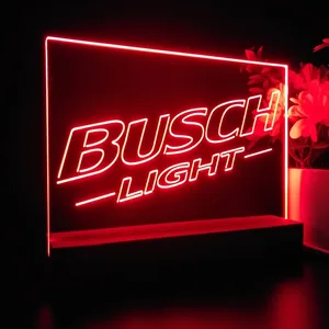 Busch Light Logo Plain LED Desk Light