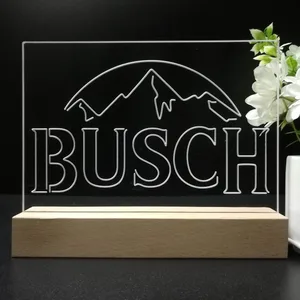 Busch Mountain White LED Desk Light