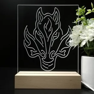 Calgary Flames Alternate Logo LED Desk Light