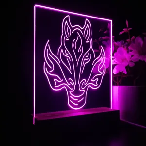 Calgary Flames Alternate Logo LED Desk Light