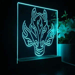 Calgary Flames Alternate Logo LED Desk Light