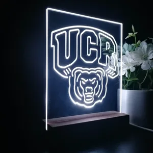 California Riverside Highlanders Logo LED Desk Light
