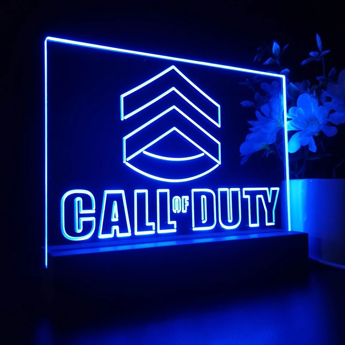 Call of Duty Logo LED Desk Light