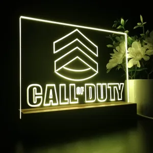 Call of Duty Logo LED Desk Light