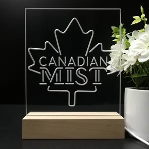 Canadian Mist Maple Leaf LED Desk Light