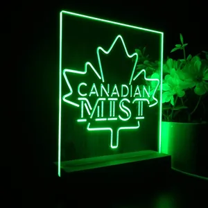 Canadian Mist Maple Leaf LED Desk Light