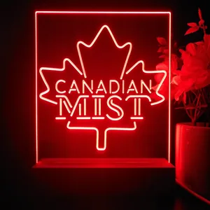 Canadian Mist Maple Leaf LED Desk Light