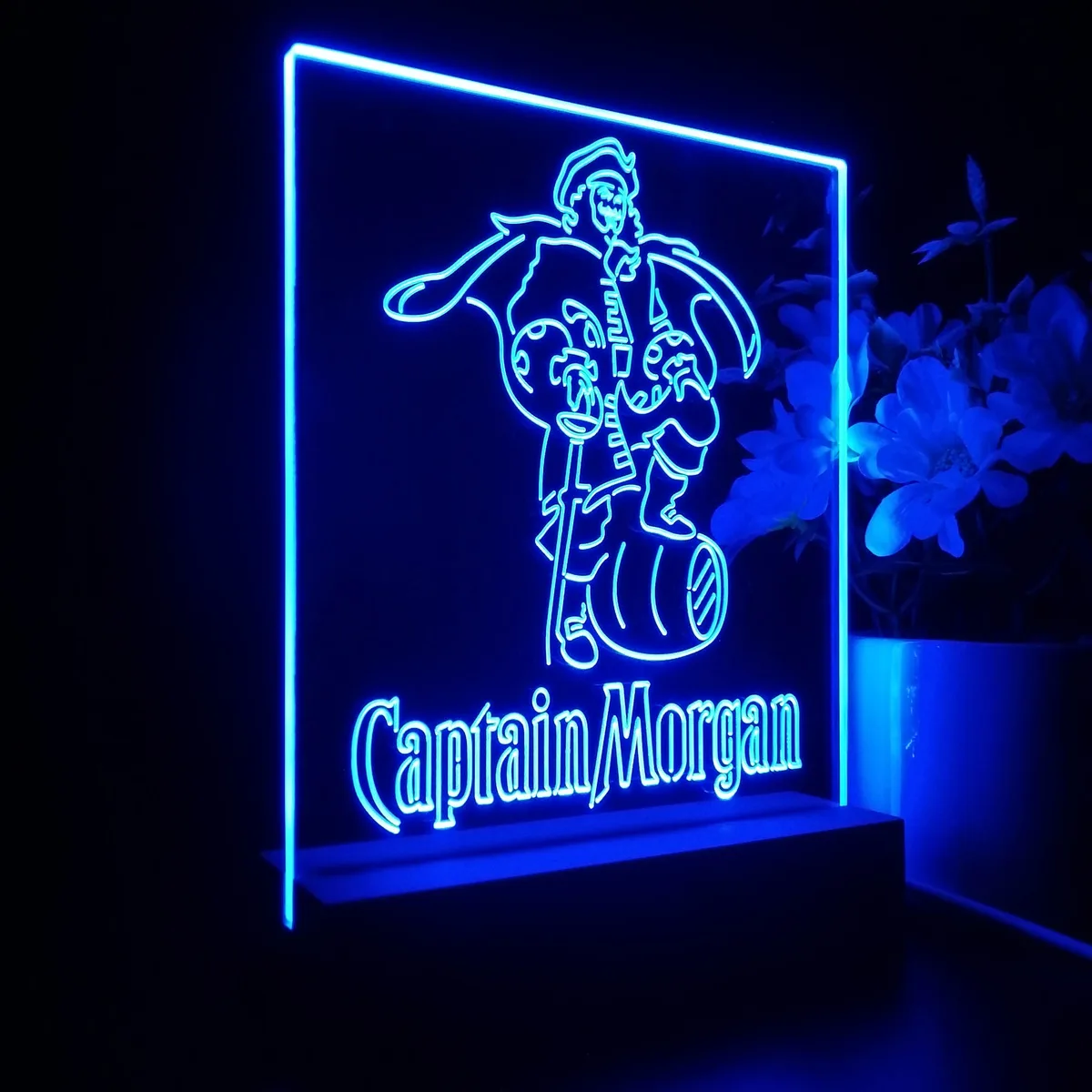 Captain Morgan Standing LED Desk Light