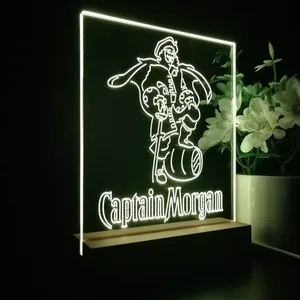 Captain Morgan Standing LED Desk Light