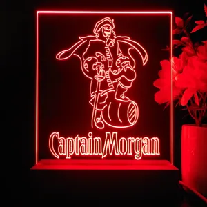Captain Morgan Standing LED Desk Light