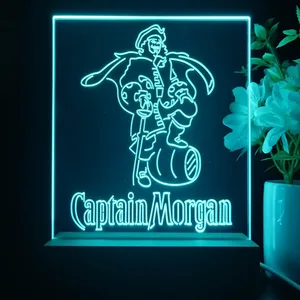 Captain Morgan Standing LED Desk Light