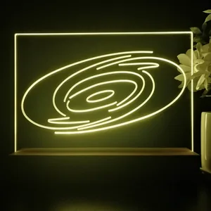 Carolina Hurricanes Logo 1 LED Desk Light