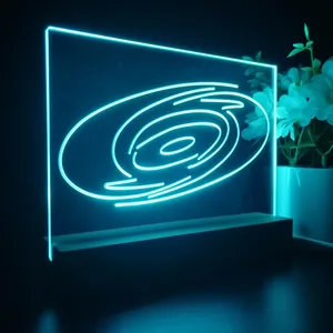 Carolina Hurricanes Logo 1 LED Desk Light