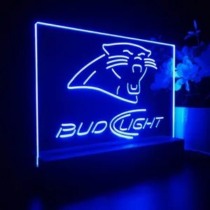 Carolina Panthers Bud Light LED Desk Light