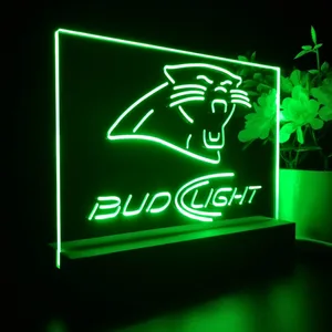 Carolina Panthers Bud Light LED Desk Light