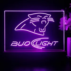 Carolina Panthers Bud Light LED Desk Light