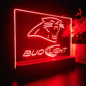 Carolina Panthers Bud Light LED Desk Light