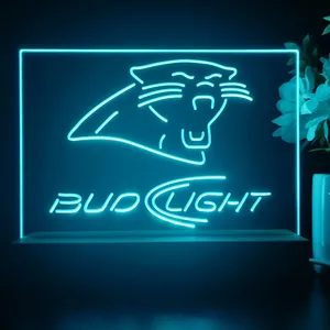 Carolina Panthers Bud Light LED Desk Light