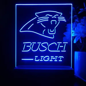 Carolina Panthers Busch Light LED Desk Light