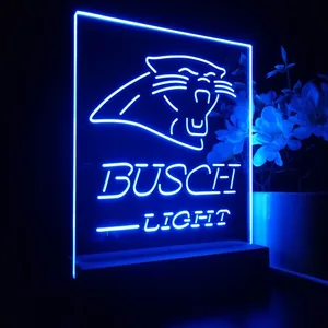 Carolina Panthers Busch Light LED Desk Light