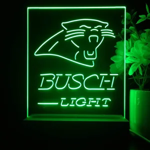 Carolina Panthers Busch Light LED Desk Light