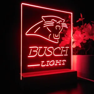 Carolina Panthers Busch Light LED Desk Light