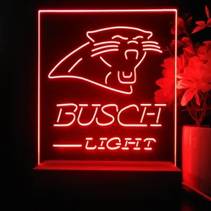 Carolina Panthers Busch Light LED Desk Light