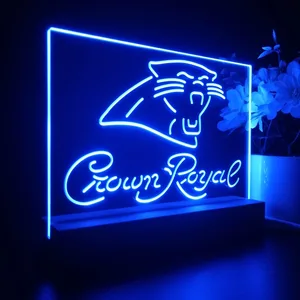 Carolina Panthers Crown Royal LED Desk Light