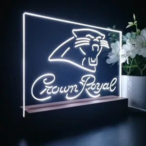 Carolina Panthers Crown Royal LED Desk Light