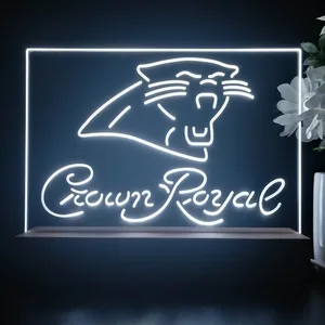 Carolina Panthers Crown Royal LED Desk Light