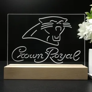 Carolina Panthers Crown Royal LED Desk Light