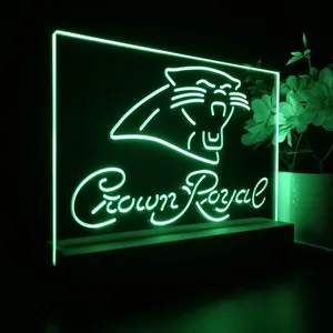Carolina Panthers Crown Royal LED Desk Light