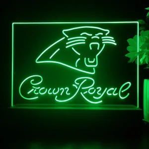 Carolina Panthers Crown Royal LED Desk Light