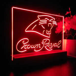 Carolina Panthers Crown Royal LED Desk Light