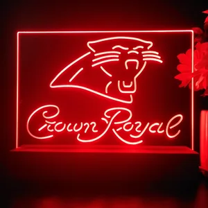 Carolina Panthers Crown Royal LED Desk Light