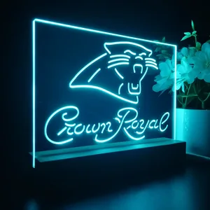 Carolina Panthers Crown Royal LED Desk Light