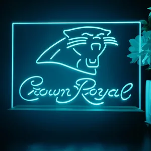 Carolina Panthers Crown Royal LED Desk Light