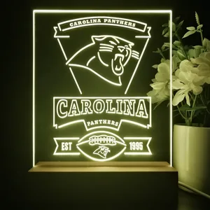 Carolina Panthers EST 1995 LED Desk Light