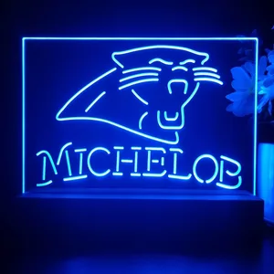 Carolina Panthers Michelob LED Desk Light
