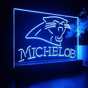 Carolina Panthers Michelob LED Desk Light