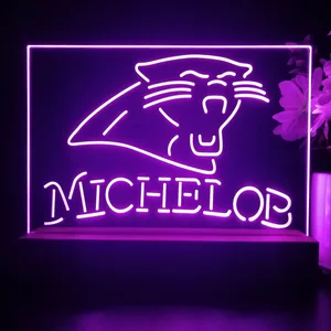 Carolina Panthers Michelob LED Desk Light