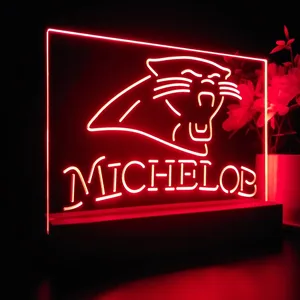 Carolina Panthers Michelob LED Desk Light